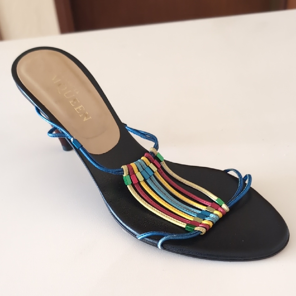 Alexander McQueen Women's Multicolor Strappy Sandals